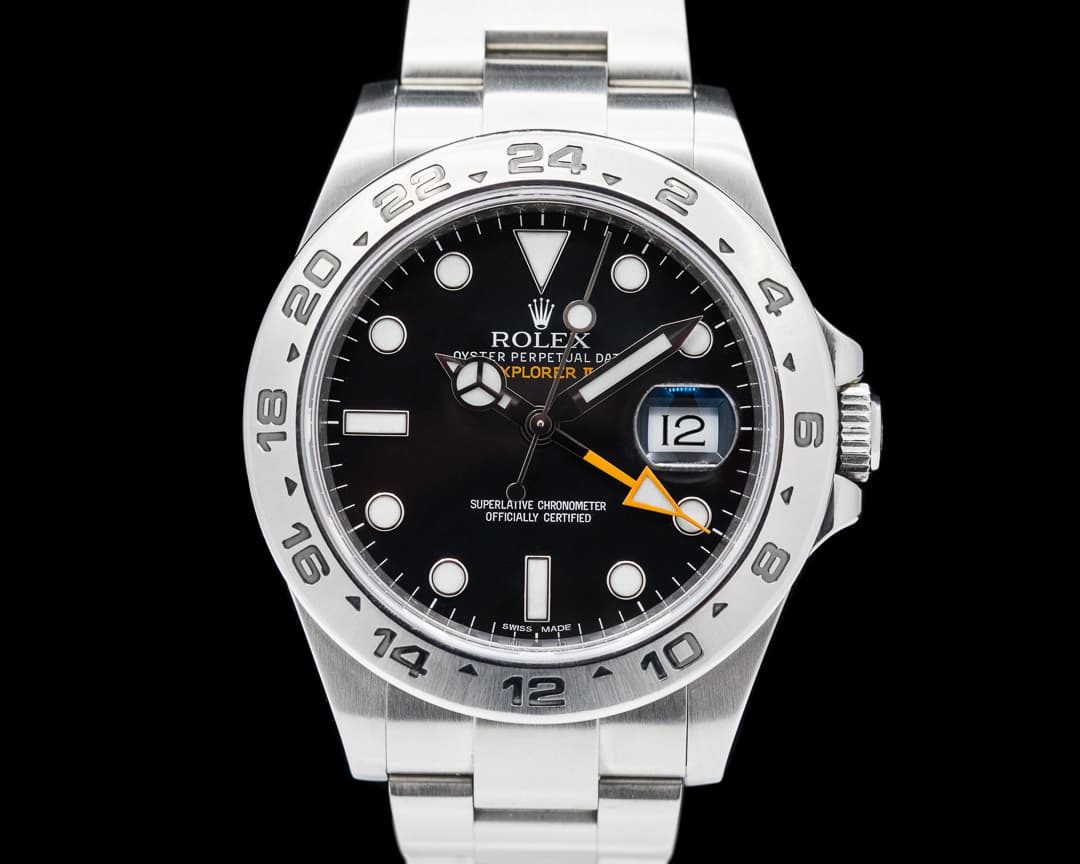 Rolex Explorer II Black Dial SS