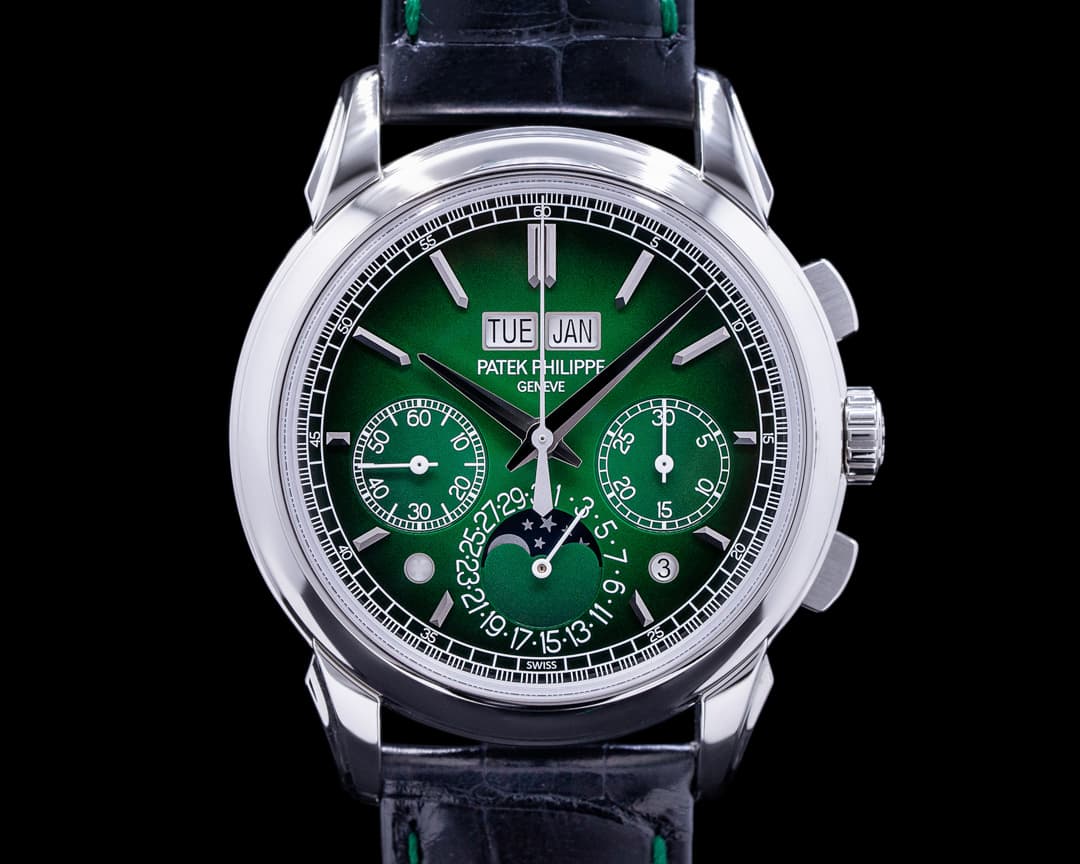 Patek Philippe 5270P Perpetual Calendar Chronograph Platinum GREEN 2022