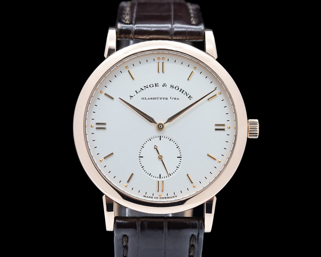 A. Lange and Sohne Saxonia Rose Gold Manual Wind 37MM