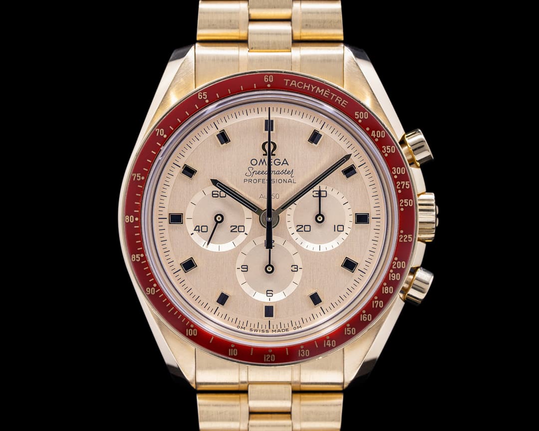 Omega Apollo XI 50th Anniversary Speedmaster 18K Yellow Gold