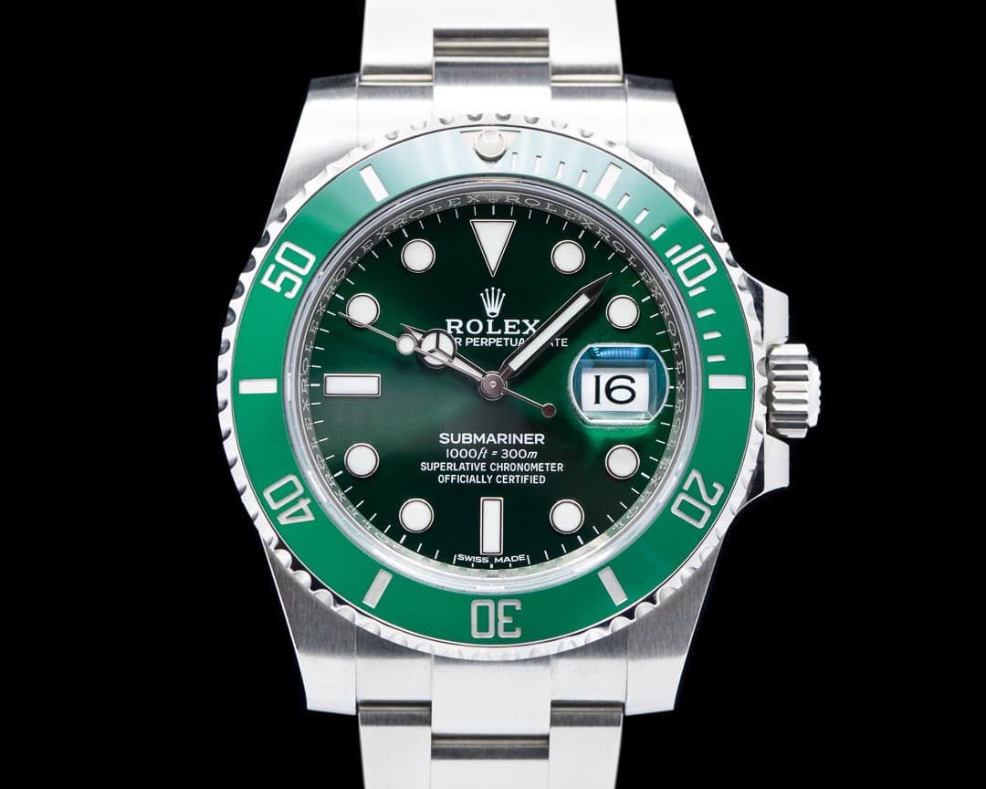 Rolex Submariner "Hulk" Green Ceramic Bezel Green Dial SS