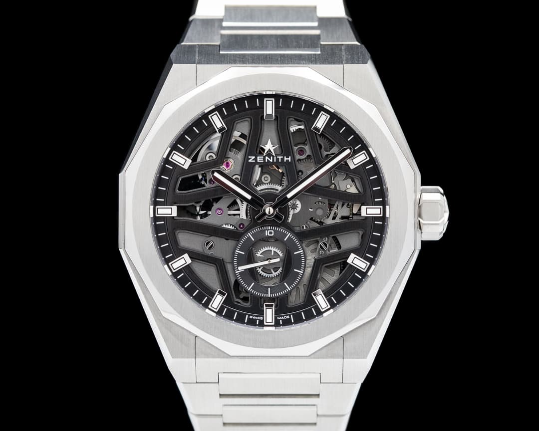 Zenith Defy Skyline Skeleton Black Stainless Steel NEW MODEL 2023
