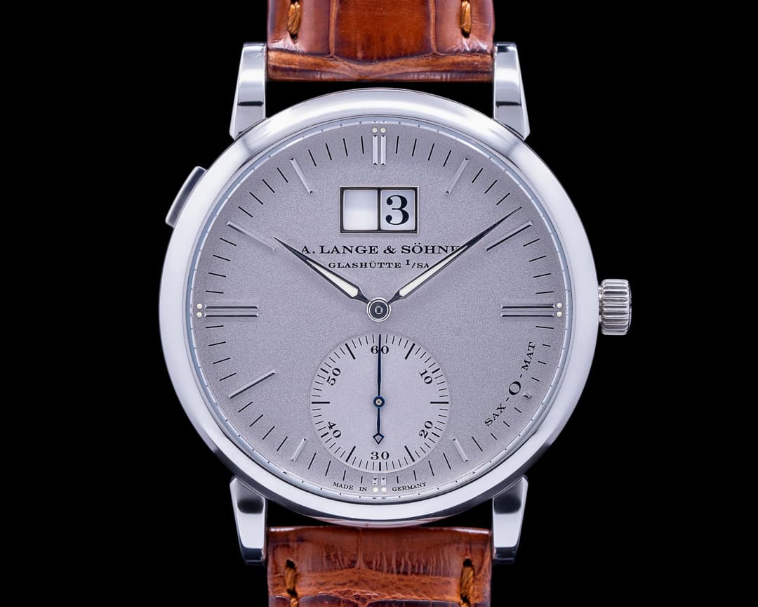 A. Lange & Söhne Langematik 308.025 Sax-O-Mat Big Date Automatic Platinum