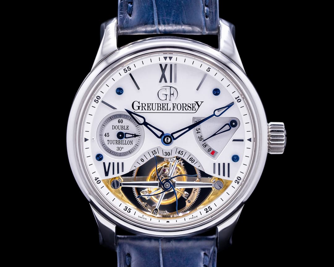 Greubel Forsey Double Tourbillon 30° Vision GF02 18k White Gold RARE