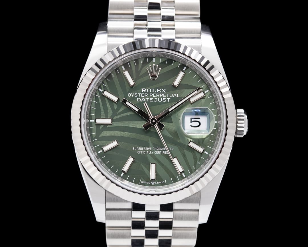 Rolex Datejust Green "Palm" Dial / Jubilee Bracelet 2022