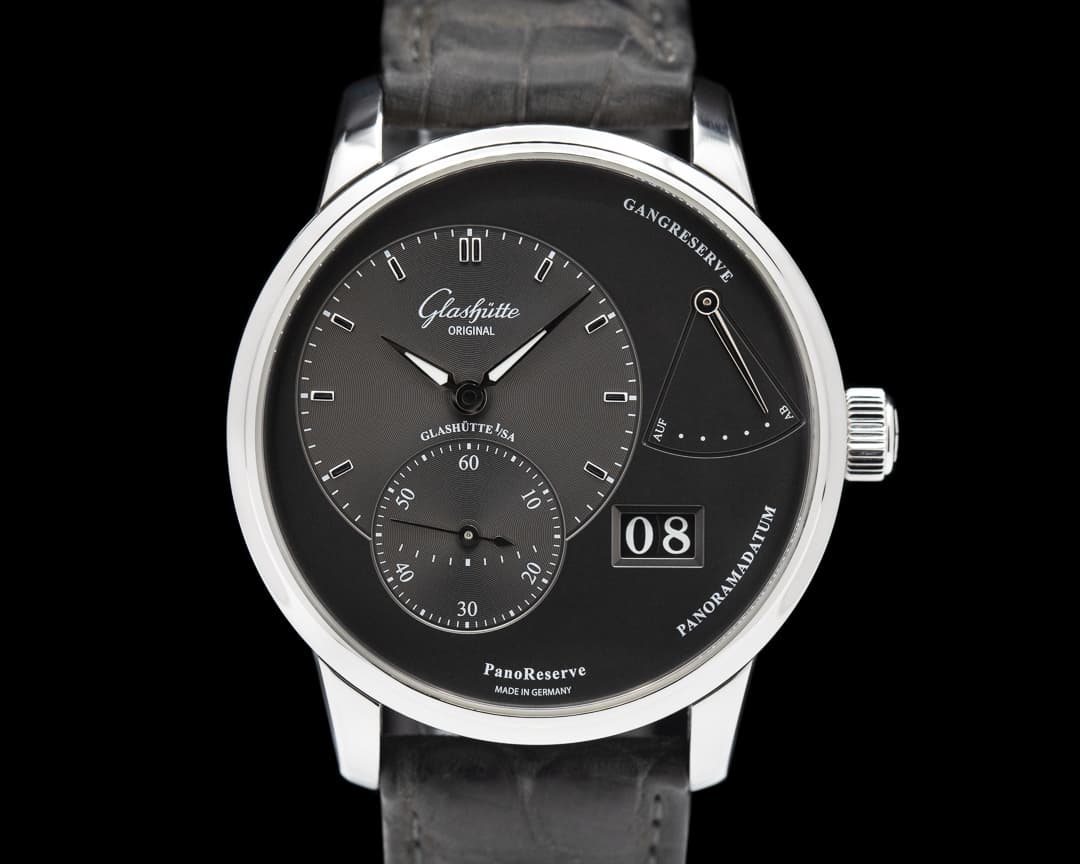 Glashutte Original PanoReserve Manual Wind Grey Dial SS