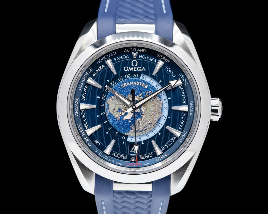 Omega Aqua Terra Co-Axial Master Chronometer GMT Worldtimer
