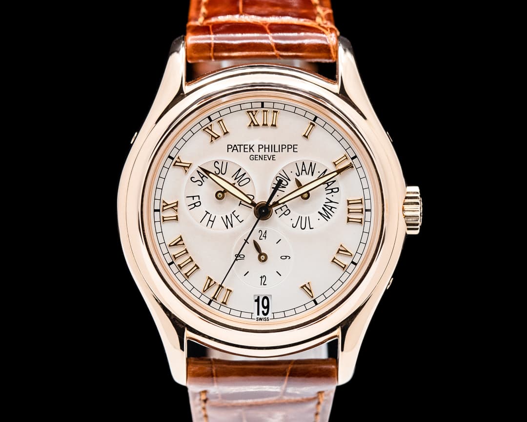 Patek Philippe Annual Calendar 5035R 18K Rose Gold Silver Dial