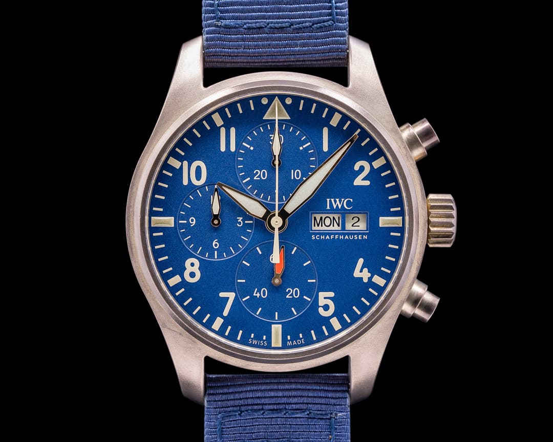 IWC Pilots Watch Chronograph 41mm Bronze Blue Dial 2023