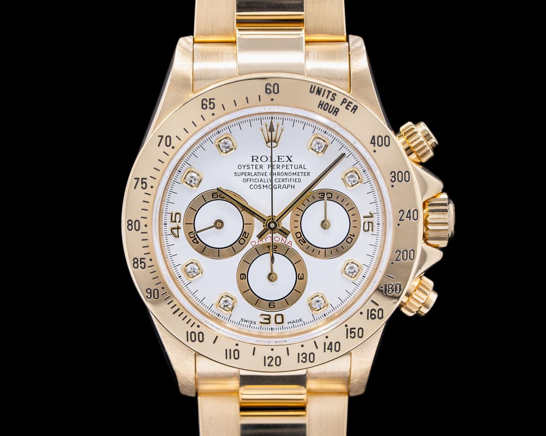 Rolex 1993 Daytona Zenith White Diamond Dial S Series