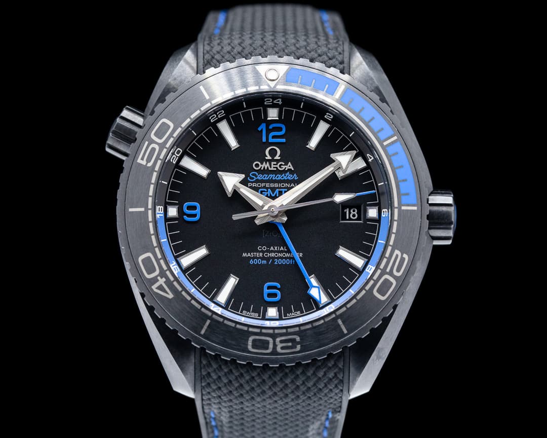 Omega Seamaster Planet Ocean Deep Black GMT 600M Co-Axial Ceramic