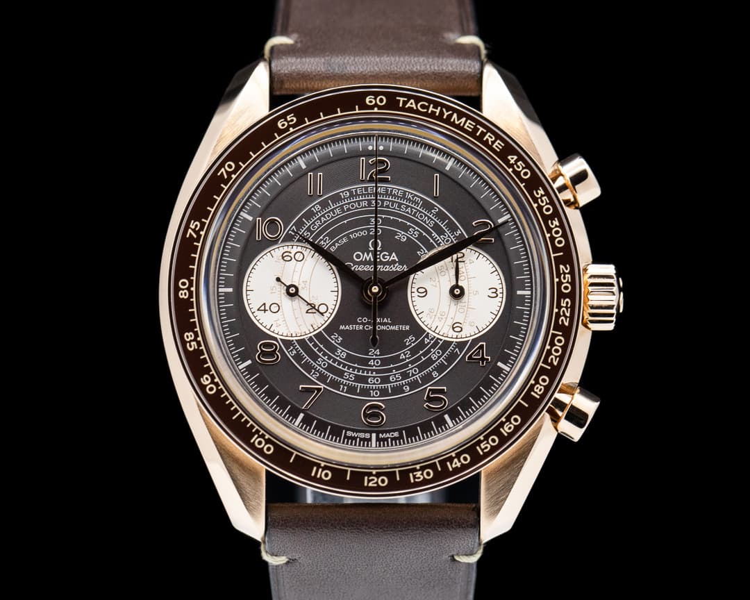 Omega Speedmaster Chronoscope Co-Axial Master Chronometer Chronograph Bronze