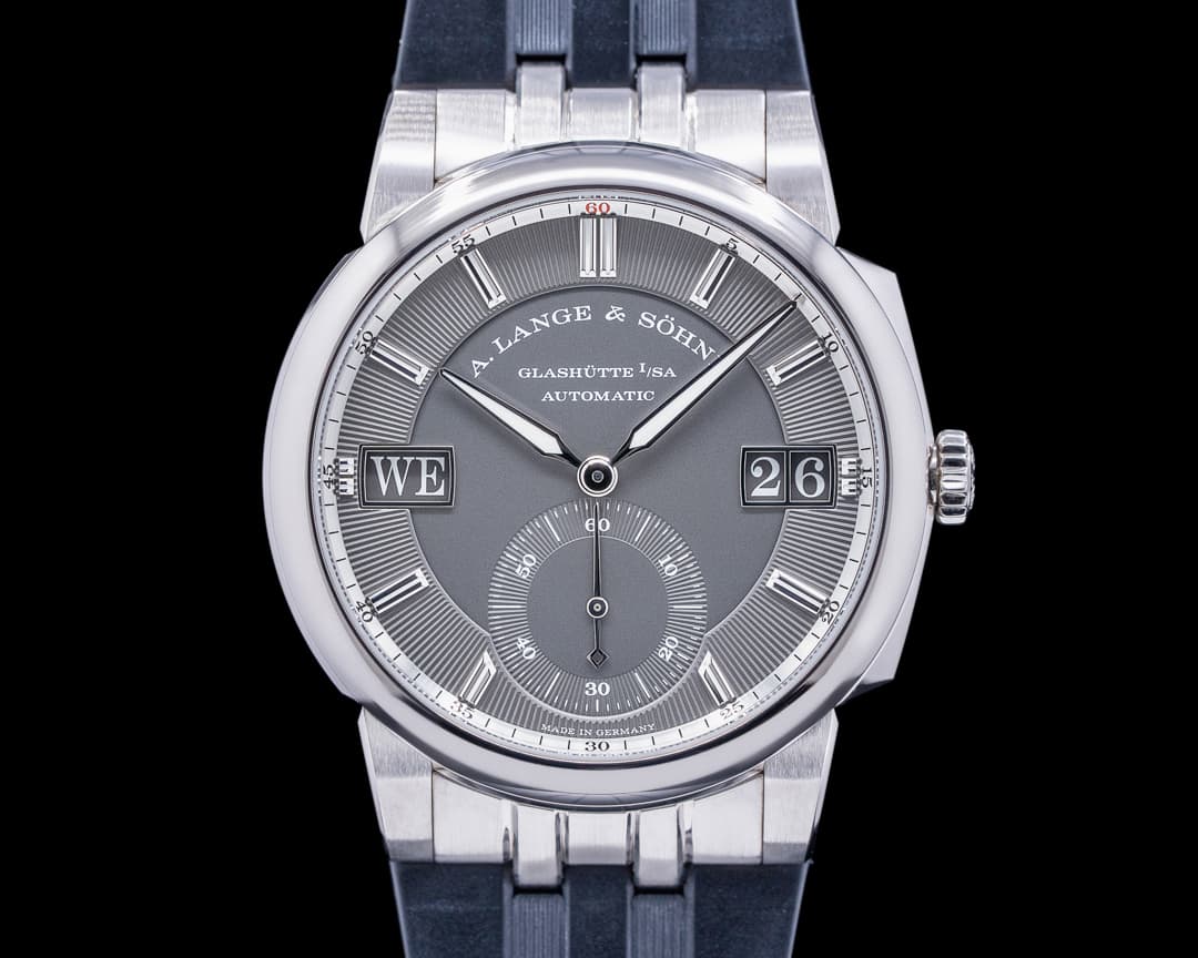 A. Lange and Sohne Odysseus 363.068 18K White Gold Grey Dial / Rubber