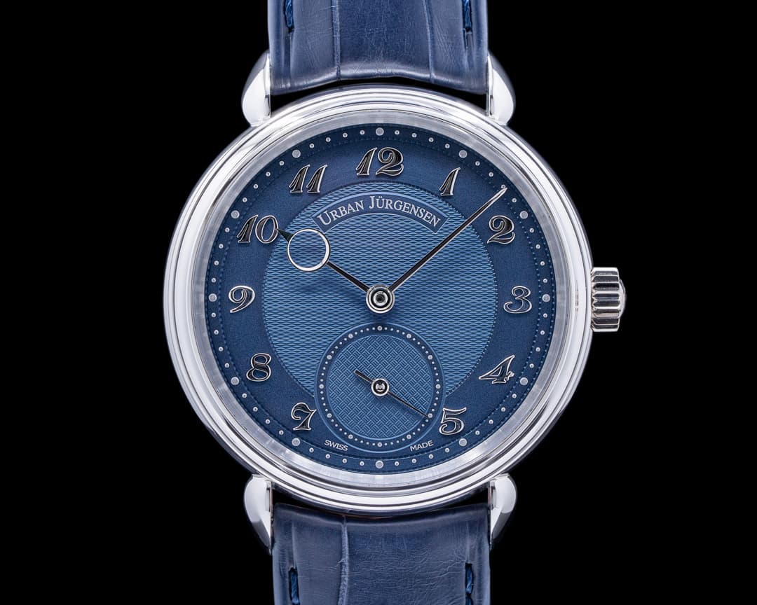 Urban Jürgensen 1140PT Platinum Blue Dial / Breguet Numerals LIMITED
