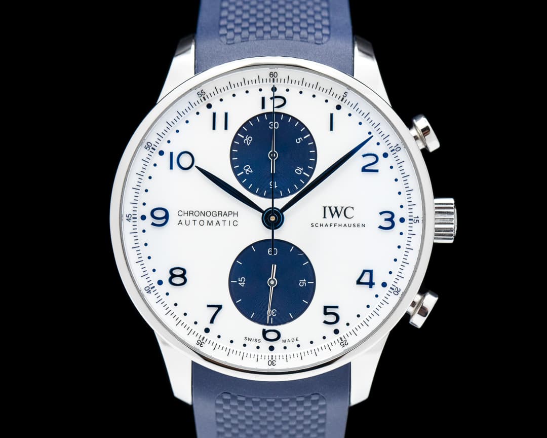 IWC Portugueser Chronograph White Dial