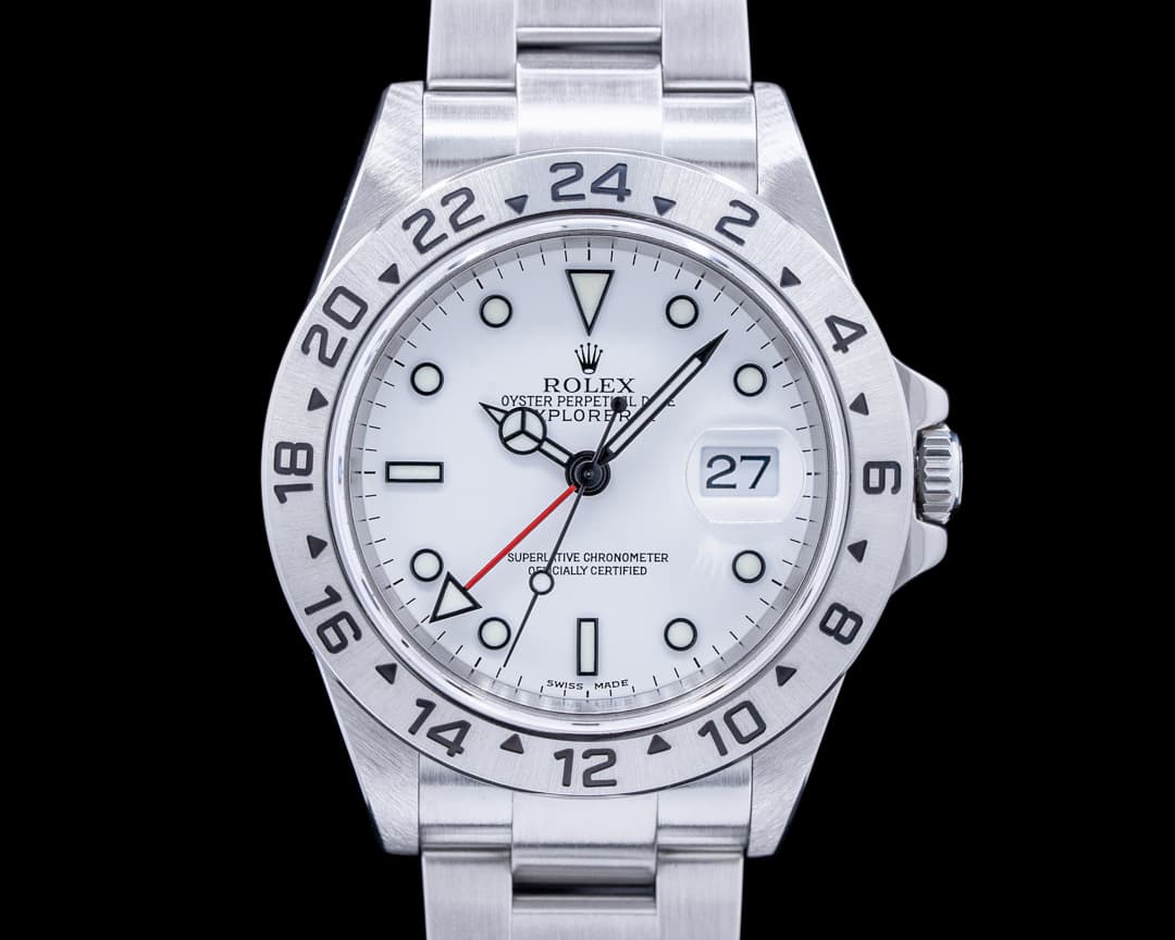 Rolex Explorer II SS White Dial 16570