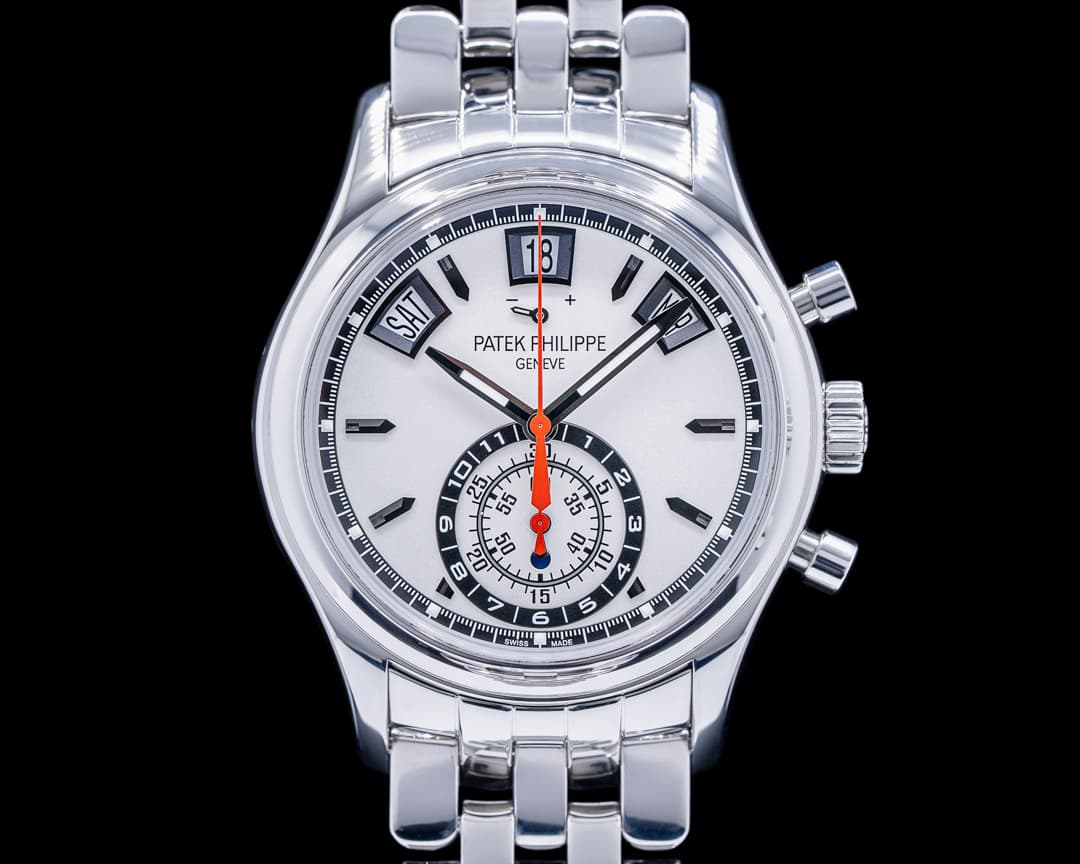 Patek Philippe Annual Calendar 5960 Chronograph SS Silver Dial