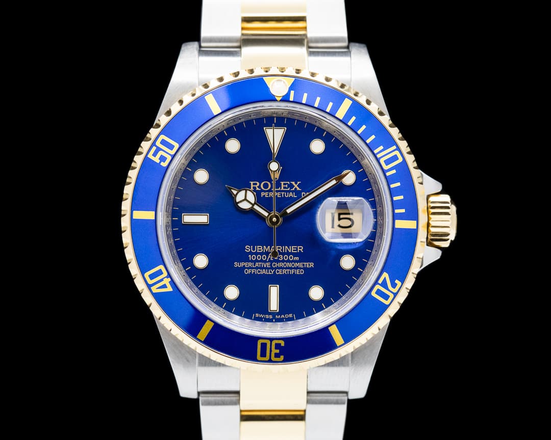 Rolex Submariner 16613 Blue Dial SS / 18K