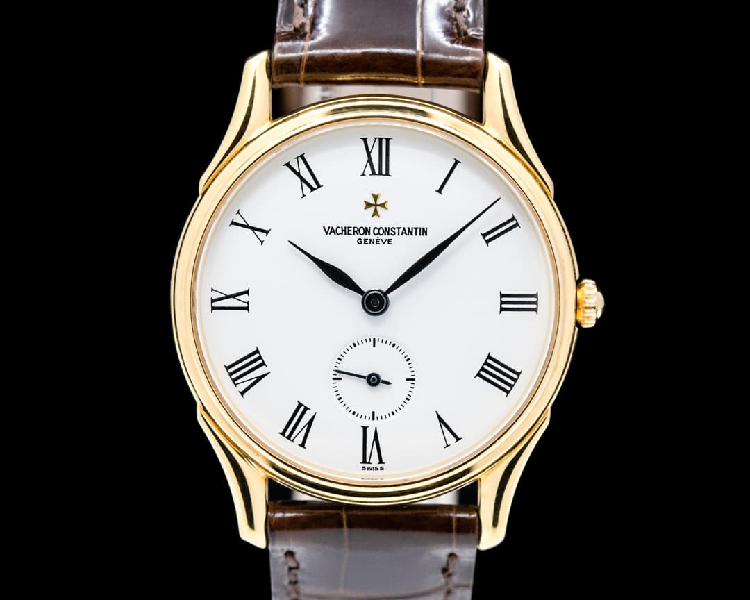 Vacheron Constantin Les Historiques Yellow Gold White Roman Dial