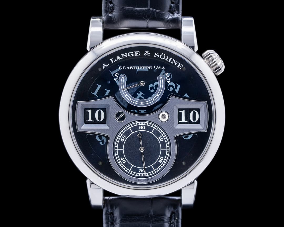 A. Lange and Sohne Zeitwerk 140.035 "Phantom" Lumen Platinum RARE