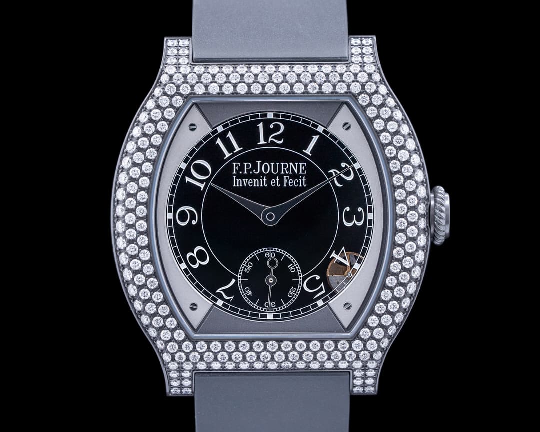 F. P. Journe Elegante Quartz Titanium / Diamond Set 40MM