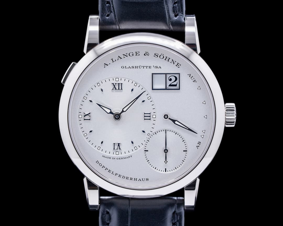 A. Lange and Sohne Lange 1 191.039 18K White Gold Silver Dial