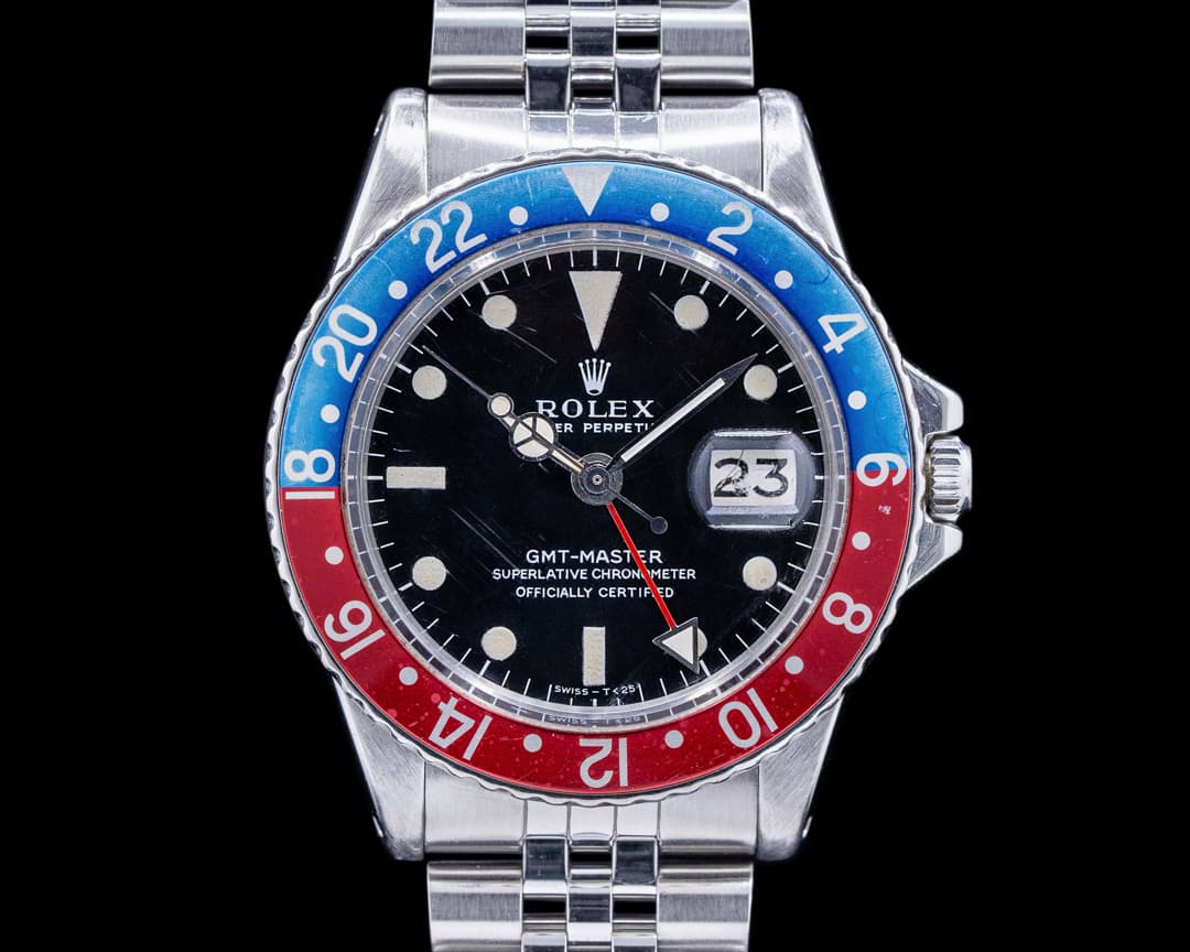 Rolex Vintage Pepsi GMT Master "Long E" Dial c. 1972