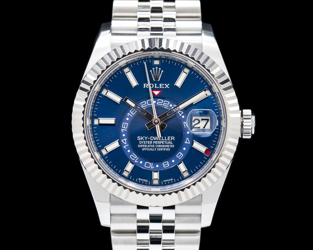Rolex Sky Dweller 326934 Steel Blue SS / Jubilee
