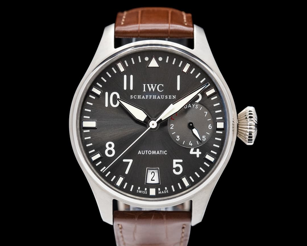 IWC Big Pilot Grey Dial 18K White Gold