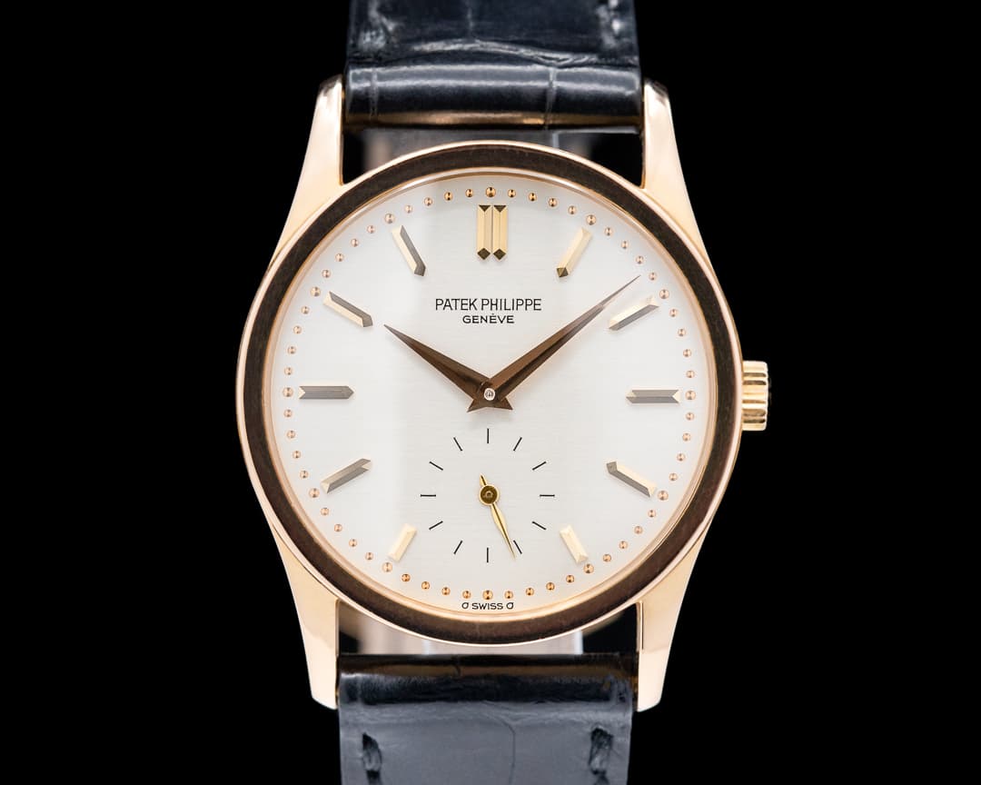 Patek Philippe Calatrava 18K Rose Gold Manual Wind ORIGINAL CERTIFICATE