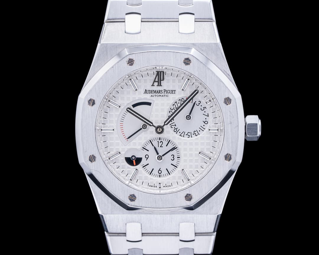 Audemars Piguet Royal Oak Dual Time SS White Dial