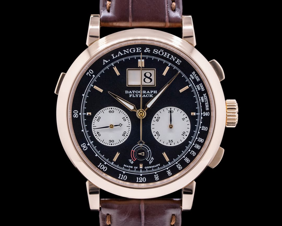 A. Lange and Sohne Datograph Up / Down 18k Rose Gold 405.031 41MM ALS SERVICED