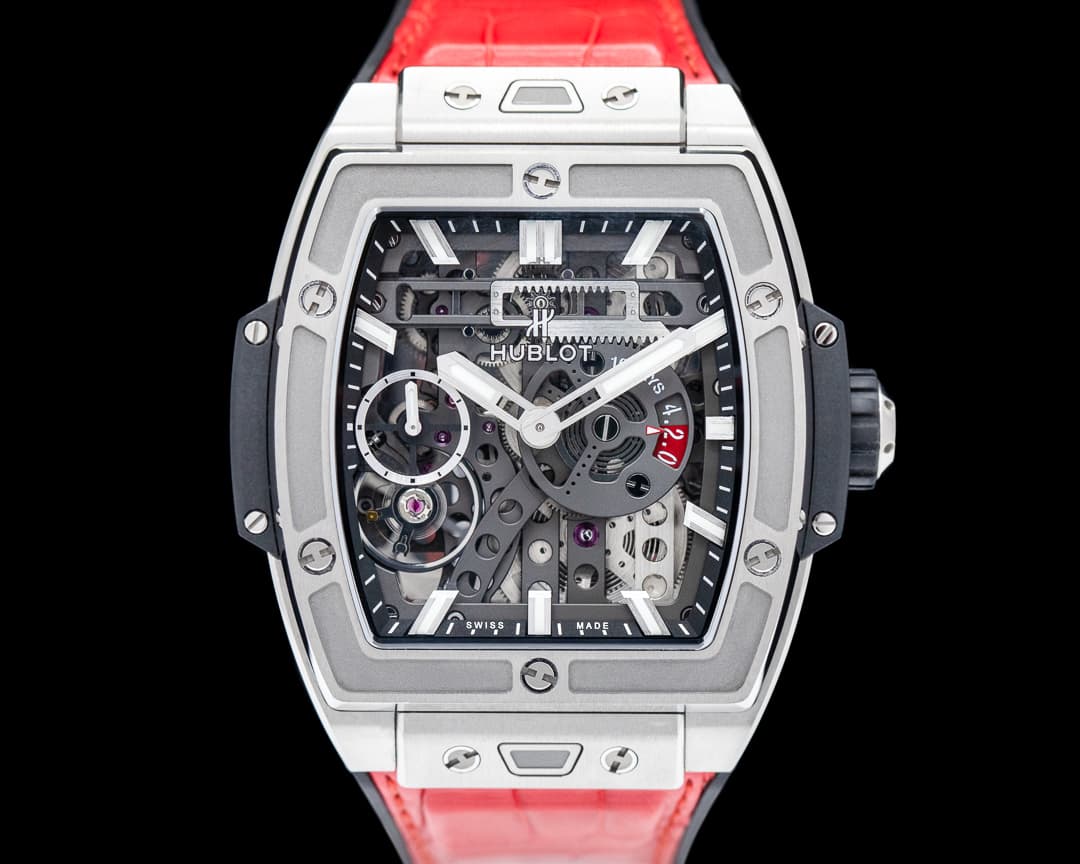 Hublot Spirit of Big Bang MECA-10 Titanium Skeleton Dial / Deployant