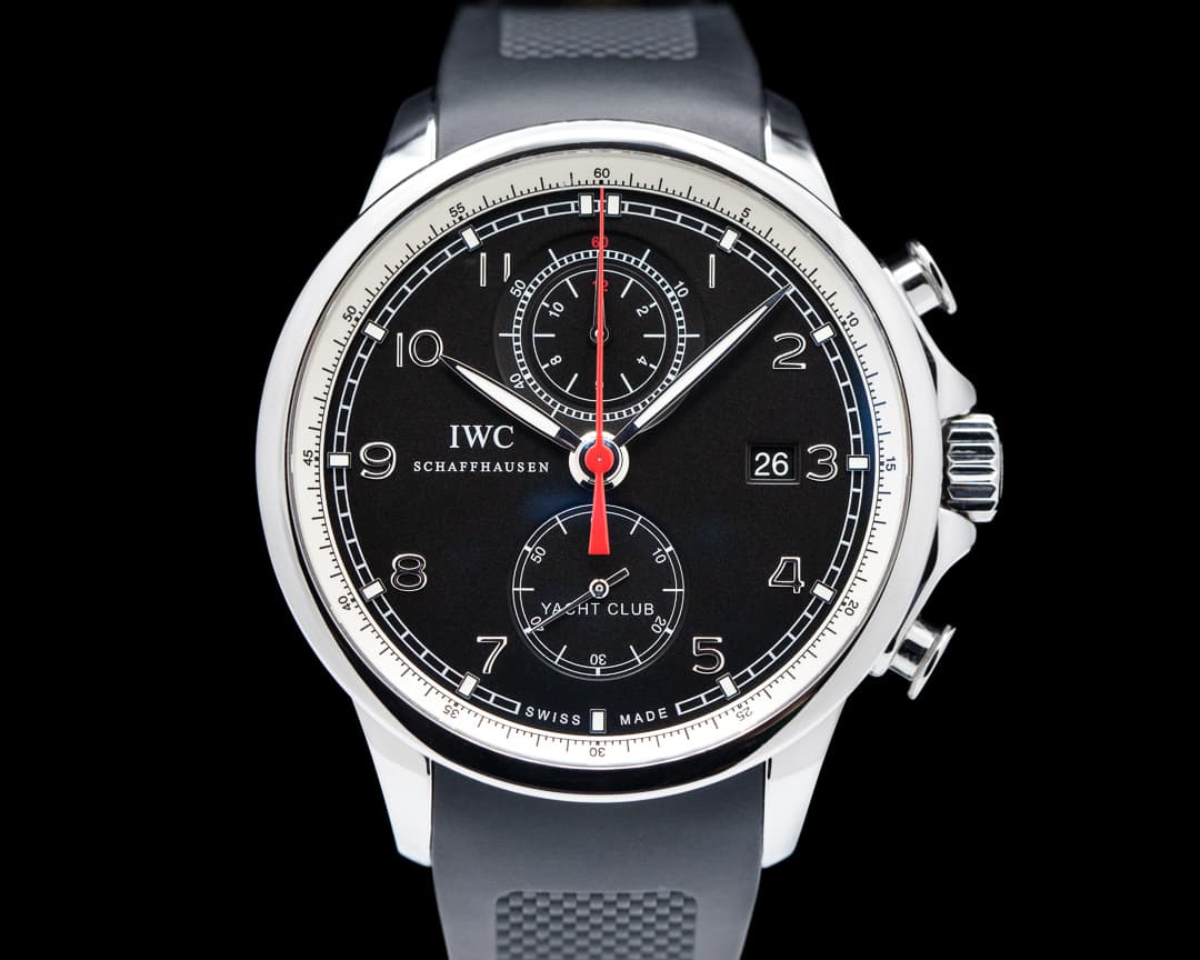IWC IWC Portuguese Yacht Club Flyback SS Black Dial