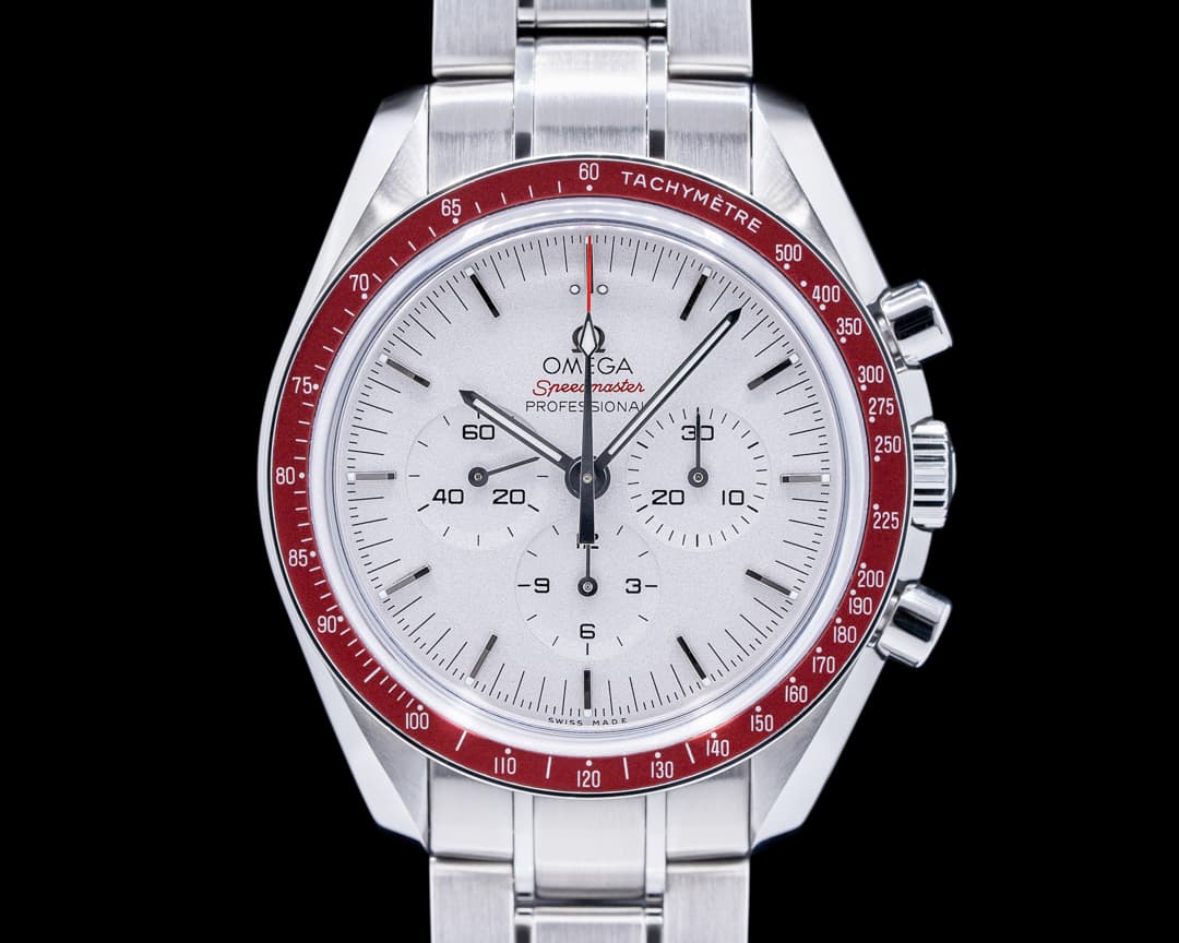 Omega Speedmaster Professional "Tokyo 2020" Limited Edition Red Bezel