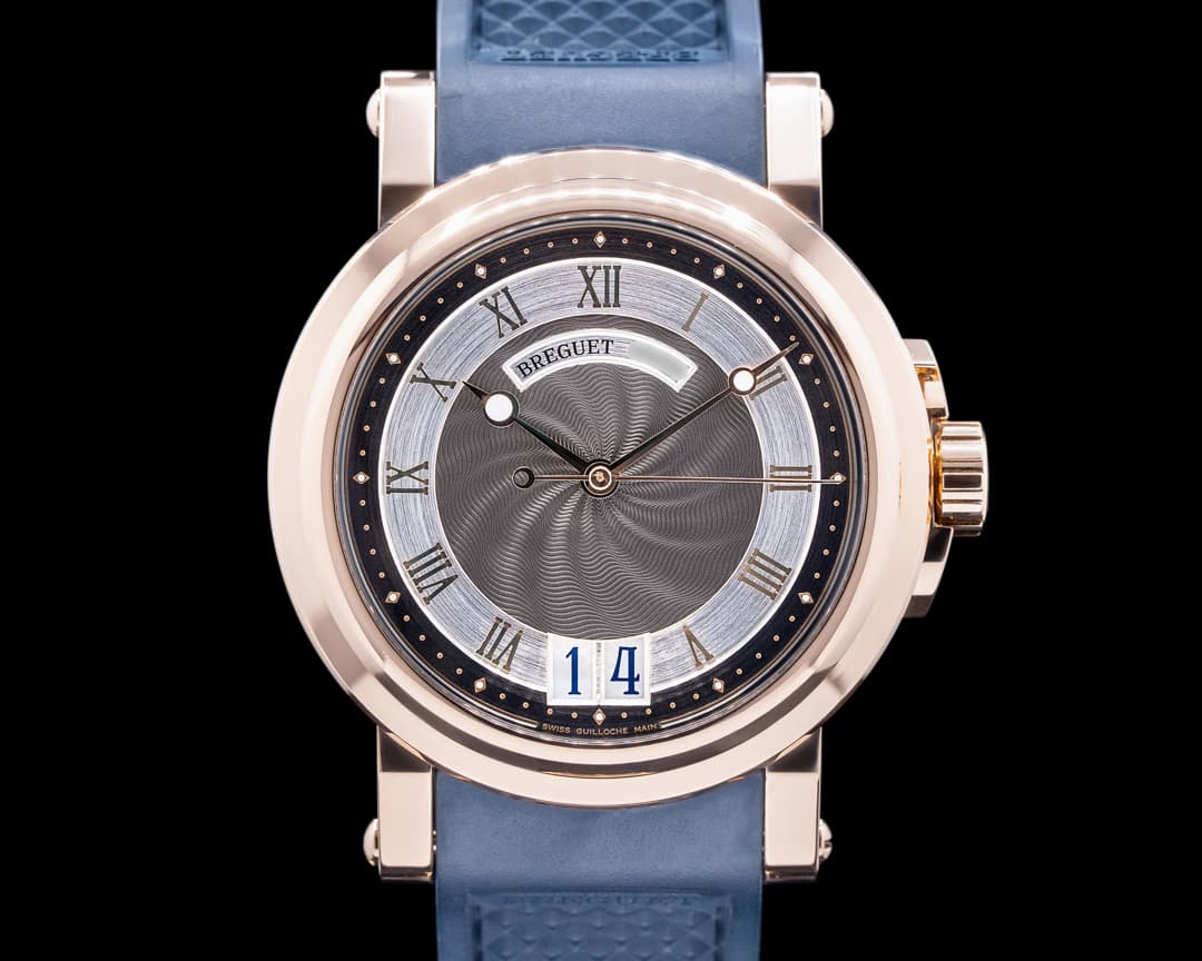 Breguet Marine Automatic Big Date 18K Rose Gold / Rubber