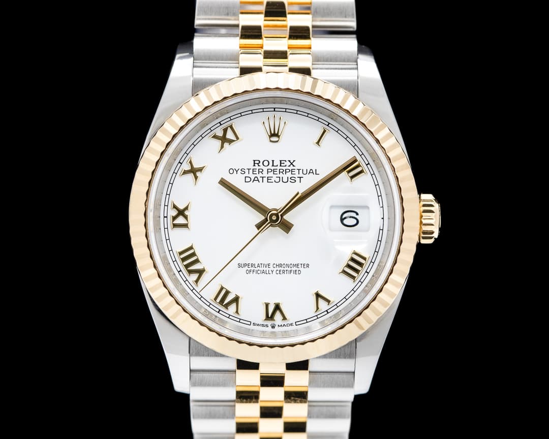 Rolex Datejust White Roman Dial / Jubilee Bracelet