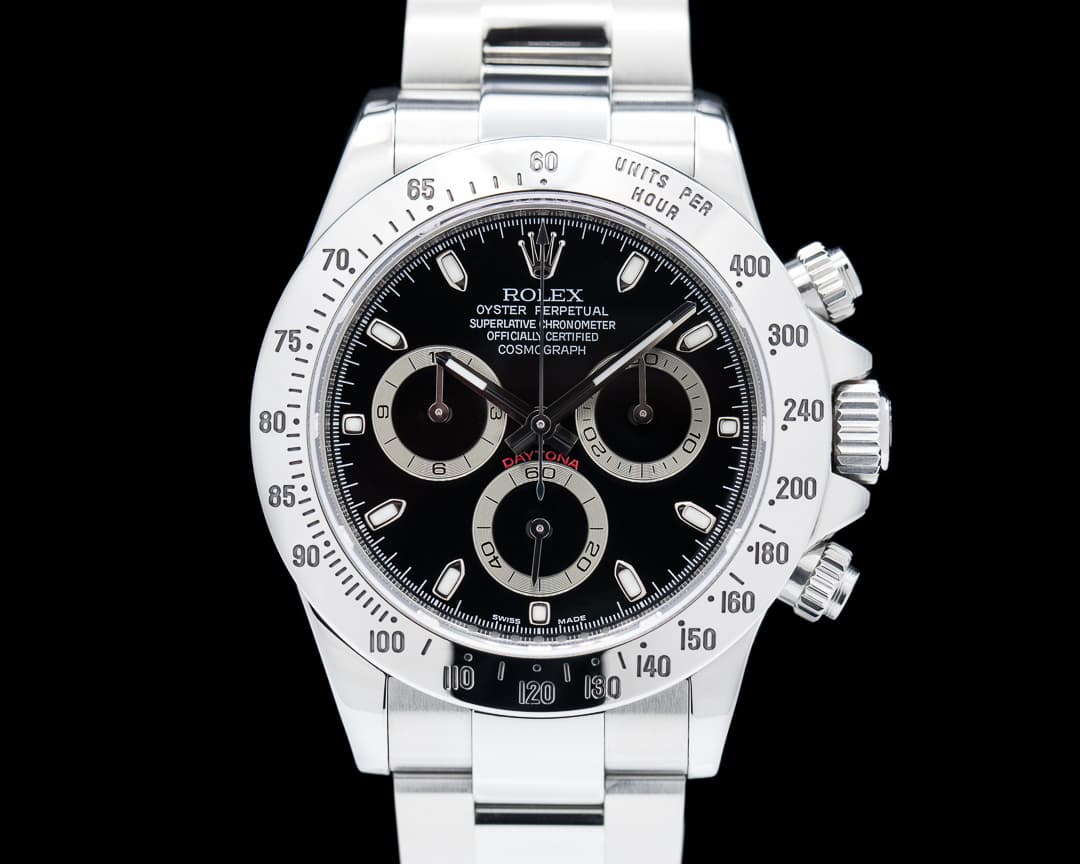 Rolex Daytona 116520 Black Dial SS FULL SET