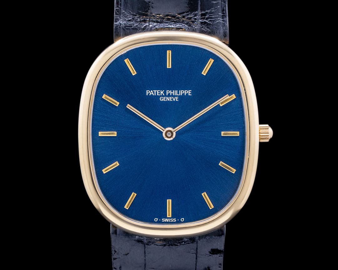 Patek Philippe Golden Ellipse 3738/100
Automatic Blue Dial ORIGINAL CERTIFICATE