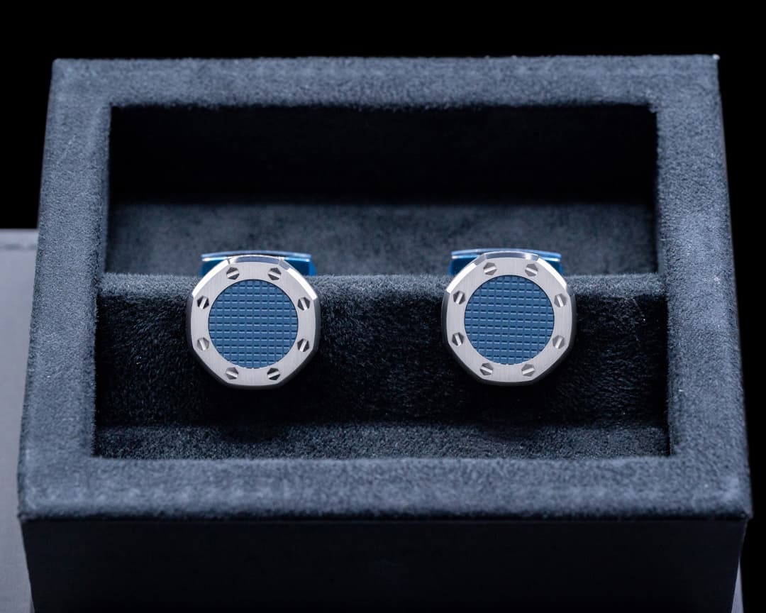 Audemars Piguet Audemars Piguet Cufflinks SS + Blue