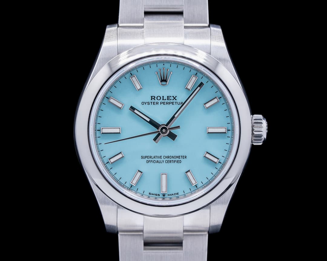 Rolex Oyster Perpetual 277200 31mm SS / Turquoise 2023 UNWORN