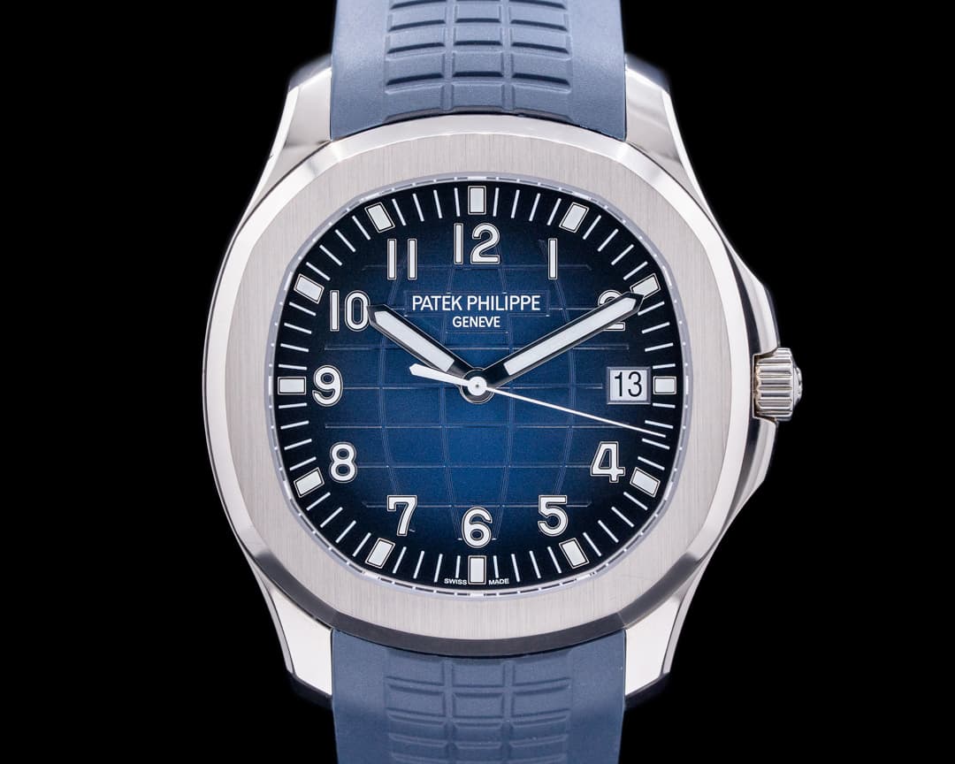 Patek Philippe Aquanaut 5168G 18K White Gold / Blue Dial