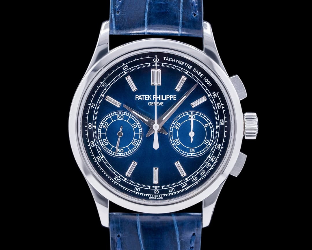 Patek Philippe Chronograph Platinum 5170P Blue Diamond Dial