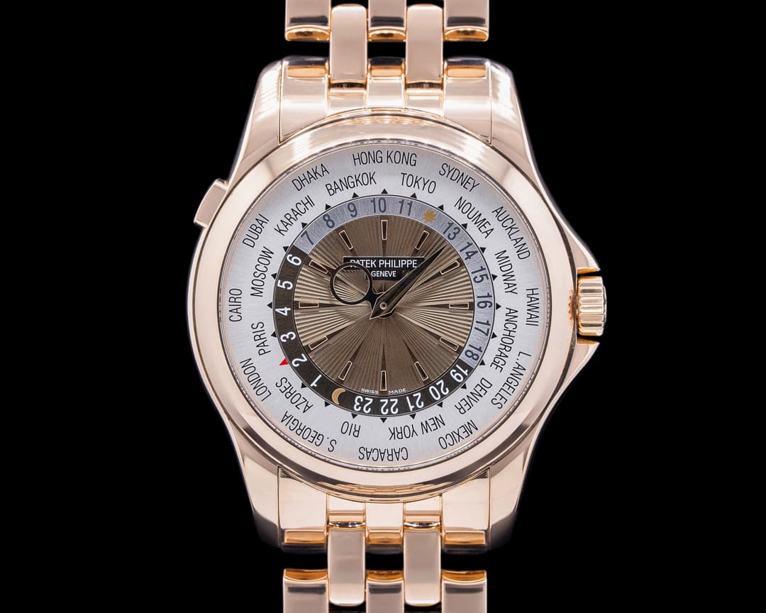 Patek Philippe World Time 18K Rose Gold / 18K Rose Gold Bracelet