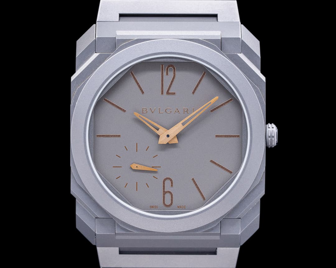 Bulgari Octo Finissimo Automatic Titanium Index Hands Rose Gold
