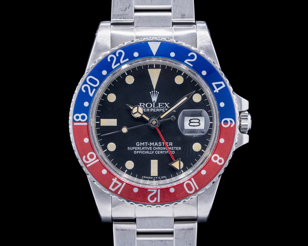 Rolex GMT Master 16750 SS Pepsi Bezel NICE