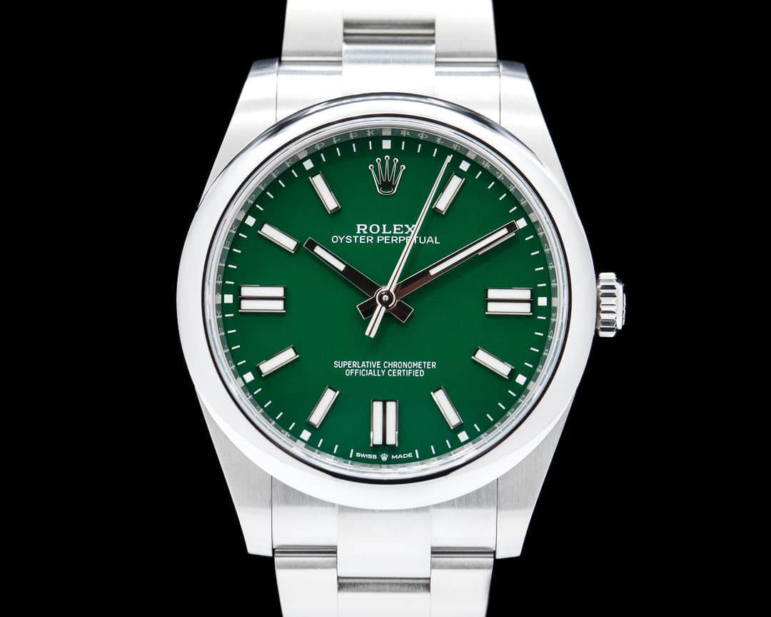 Rolex Oyster Perpetual 124300 41mm SS / Green Dial