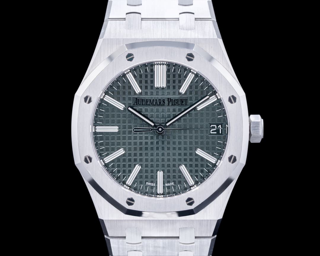 Audemars Piguet Royal Oak Green Dial 15510ST 50th Anniversary