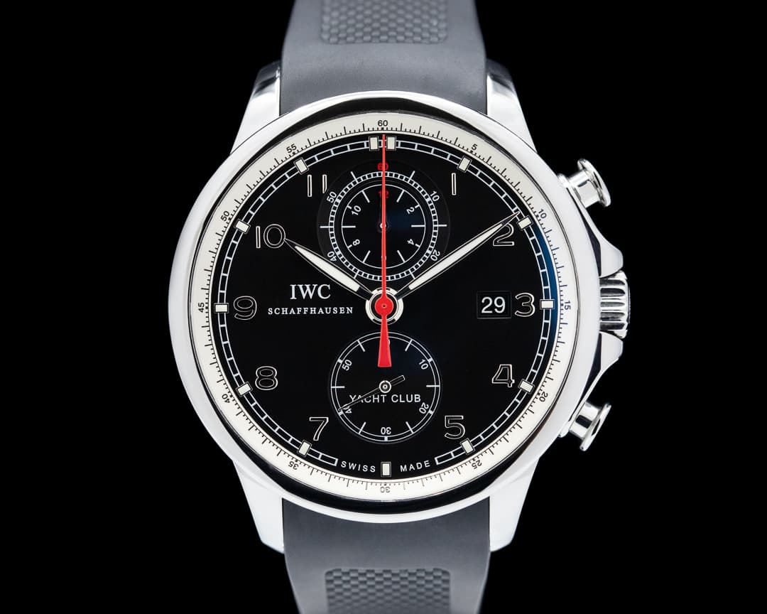 IWC IWC Portuguese Yacht Club Flyback SS Black Dial