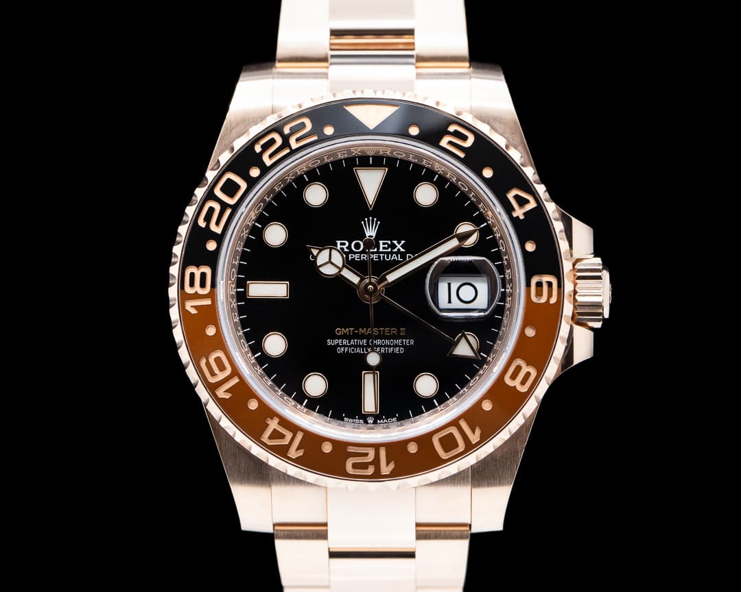Rolex GMT Master II 126715 18K Everose Ceramic Root Beer